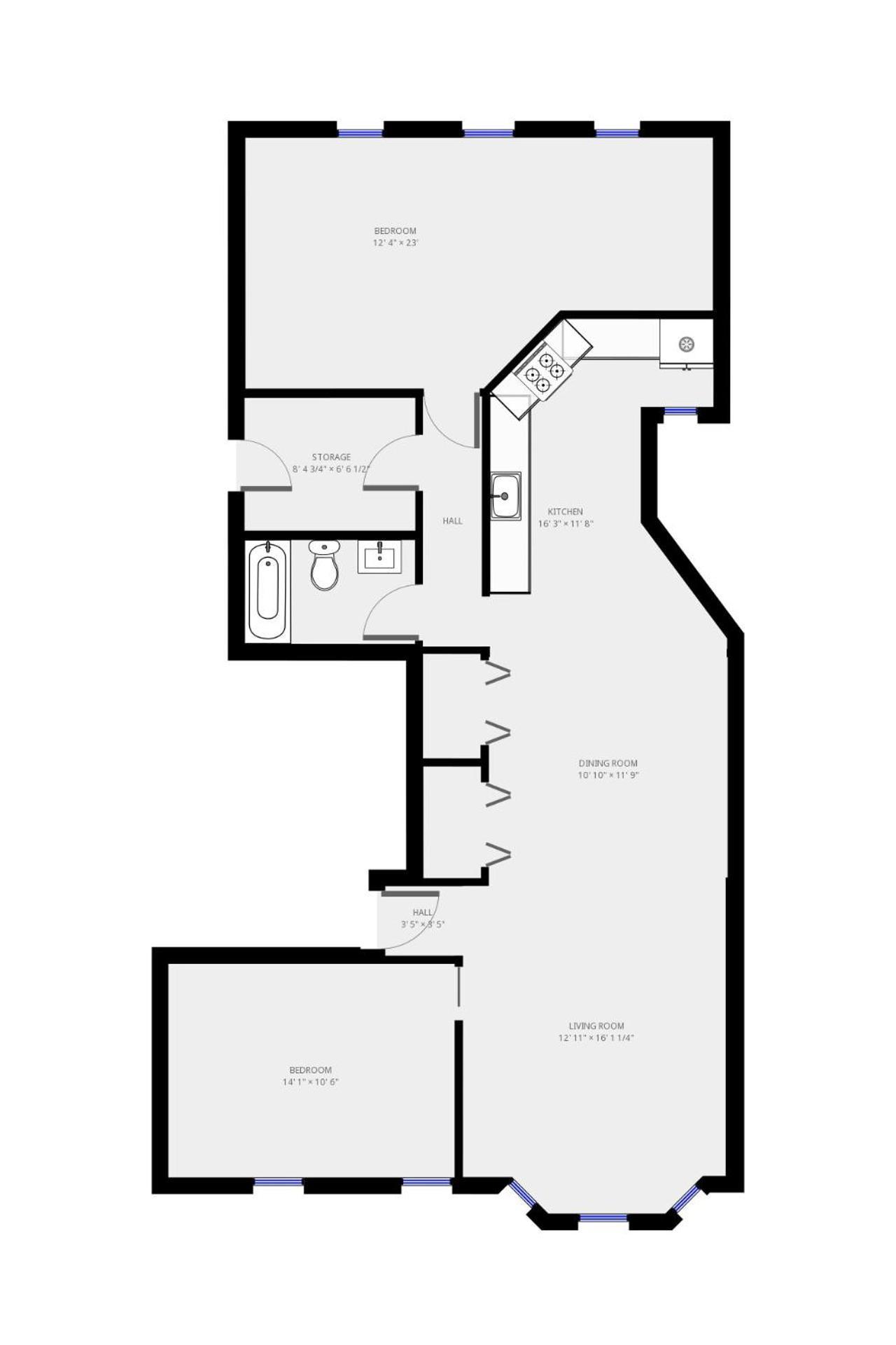 Apartamento Beautifully Remodeled Third Floor Flat In River North - 3n Chicago
